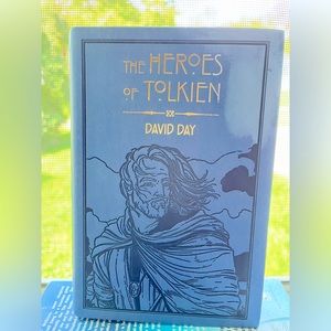 The Hero’s of Tolkien by David Day Leather bound/flex book NWT w/flaw LOTR gift